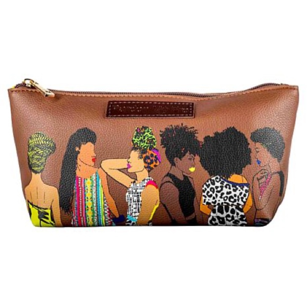 Pardon My Fro blue Cosmetic Bag